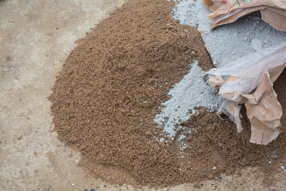 construction-technicians-are-mixing-cement-stone-sand-construction